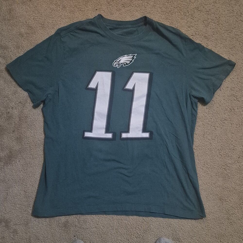 Nike Men's Philadelphia Eagles A.J. Brown #11 Green T-Shirt Size XL